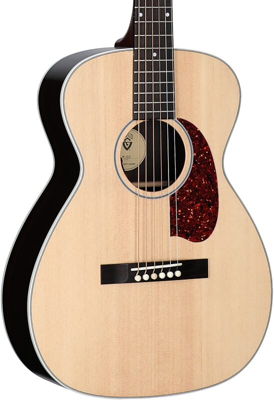 open zoom image for Guild M-50E Standard Acoustic-Electric Guitar, Natural, Serial Number US251005, Full Left Front
