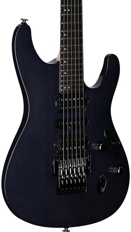 open zoom image for Ibanez S6670SK Prestige Electric Guitar (with Case), Dark Ultramarine Blue, Serial Number 210001F2600080, Full Left Front