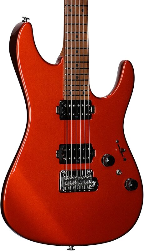 open zoom image for Ibanez AZ2402 Prestige Electric Guitar (with Case), Roadster Orange Metallic, Serial Number 210002F2600996, Full Left Front