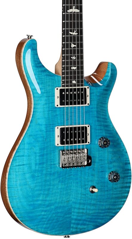open zoom image for PRS Paul Reed Smith CE24 Electric Guitar (with Gig Bag), Carroll Blue, Serial Number 0422994, Full Left Front