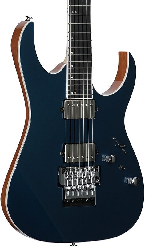 open zoom image for Ibanez RG5320RC Prestige Electric Guitar (with Case), Deep Forest Green Metallic, Serial Number 210001F2609274, Full Left Front
