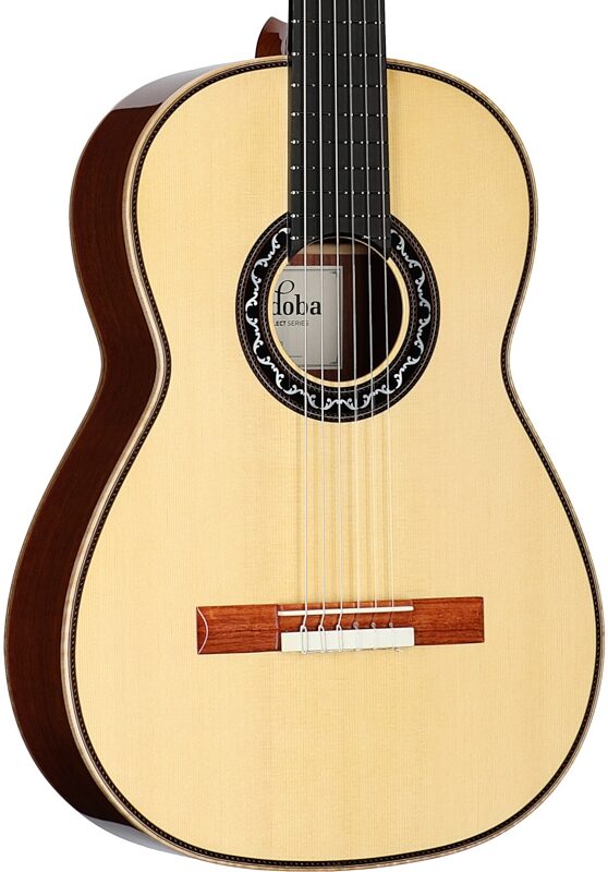 open zoom image for Cordoba Esteso SP Classical Acoustic Guitar (with Case), Natural, Serial Number 72201890, Full Left Front