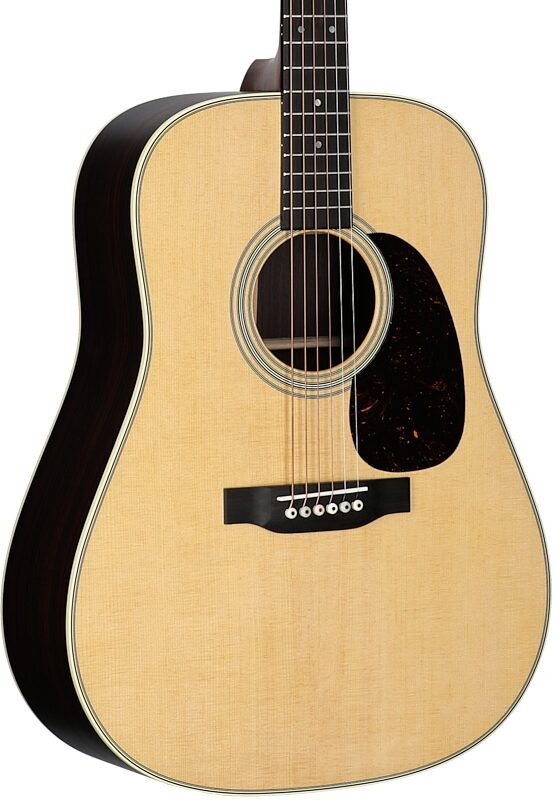 open zoom image for Martin D-28-v2 Satin Acoustic Guitar, Natural, Serial Number M3060032, Full Left Front