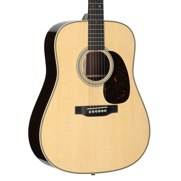 open zoom image for Martin HD-28E LRB Acoustic-Electric Guitar (with Case), Natural, Serial Number M3056146, Full Left Front