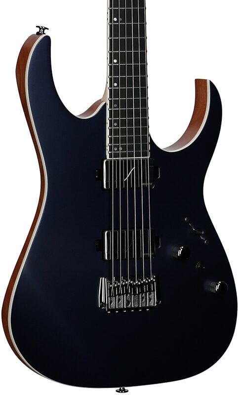 open zoom image for Ibanez RG5121R Prestige Electric Guitar (with Case), Dark Tide Blue Flat, Serial Number 210001F2612551, Full Left Front
