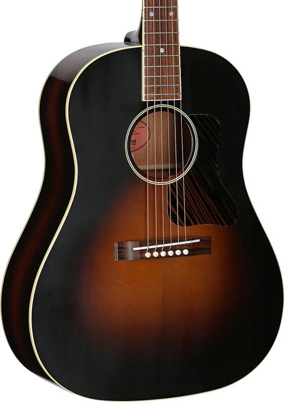open zoom image for Gibson Custom Shop Historic 1934 Jumbo VOS Acoustic Guitar (with Case), Vintage Sunburst, Serial Number 21096004, Full Left Front