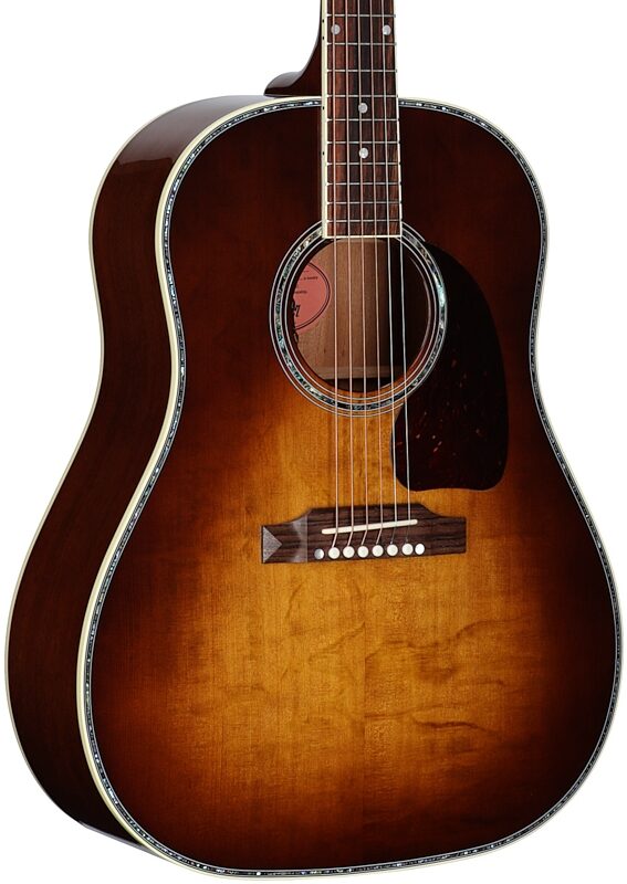 open zoom image for Gibson Custom Shop Limited Edition Anniversary J-45 Acoustic Guitar (with Case), Cremona Burst, Serial Number 20856016, Full Left Front