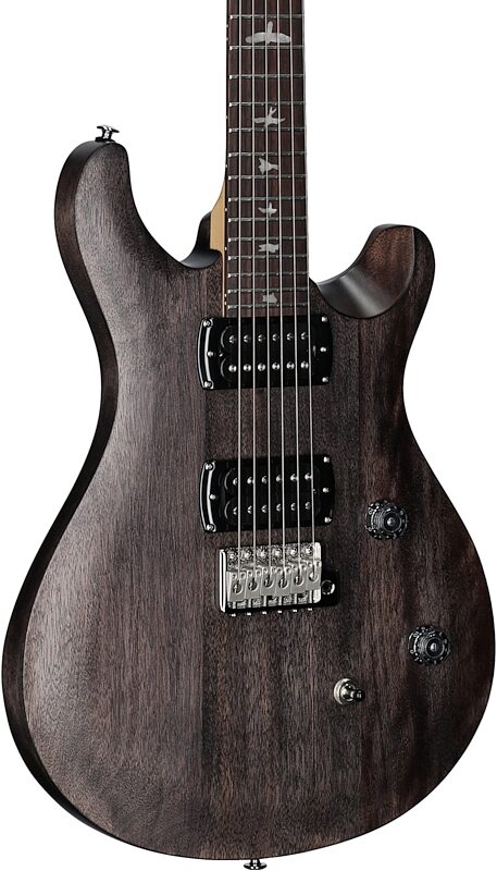 open zoom image for PRS Paul Reed Smith SE CE24-v2 Standard Electric Guitar, Satin Charcoal, Full Left Front