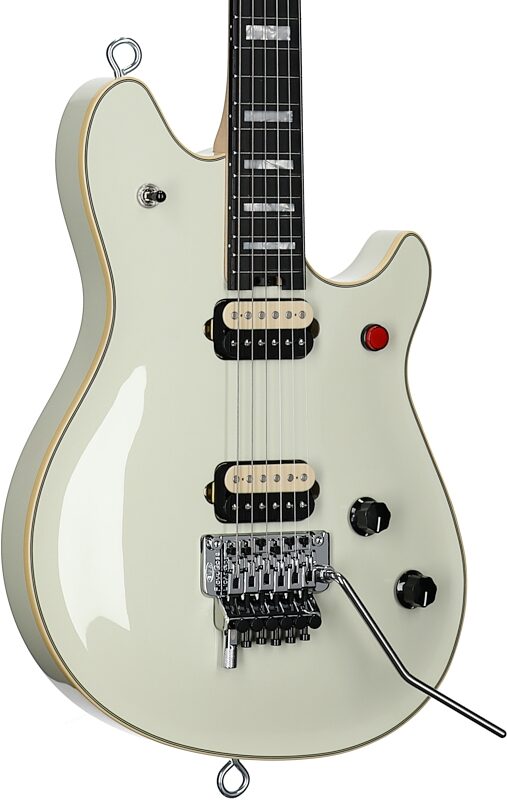 open zoom image for EVH MIJ Series Signature Wolfgang Electric Guitar (with Case), Ivory, Full Left Front