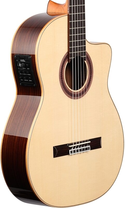 open zoom image for Cordoba GK Studio Negra Flamenco Classical Acoustic-Electric Guitar, Open Box (Very Good), Full Left Front