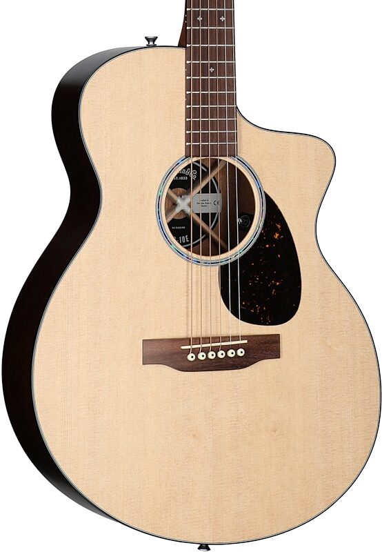 open zoom image for Martin SC-10E Modern Acoustic-Electric Guitar (with Soft Case), New, Full Left Front