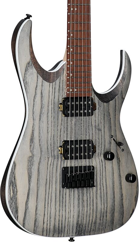 open zoom image for Ibanez RGA42AH Electric Guitar, Black Stained, Full Left Front