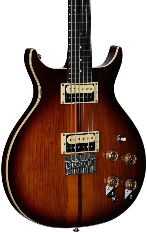 open zoom image for Washburn H10 Hawk Electric Guitar, Tobacco Sunburst, Full Left Front