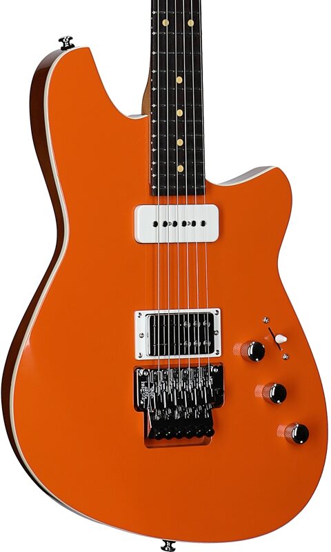 open zoom image for Reverend Kingbolt H90 FR Electric Guitar, Baked Orange, Open Box (Very Good), Full Left Front
