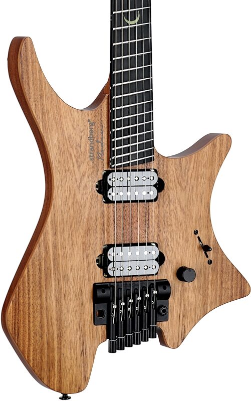 open zoom image for Strandberg Boden Prog NX 6 Plini Edition Electric Guitar (with Gig Bag), Natural, Full Left Front