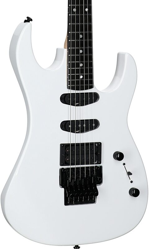 open zoom image for B.C. Rich ST3 Retro II Floyd Rose Electric Guitar, White, Full Left Front