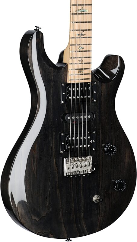 open zoom image for PRS Paul Reed Smith SE Swamp Ash Special Electric Guitar (with Gig Bag), Charcoal, Full Left Front