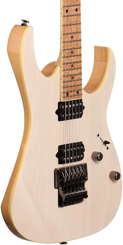 open zoom image for Ibanez RG652AHM Prestige Electric Guitar (with Case), Antique White Blonde, Full Left Front