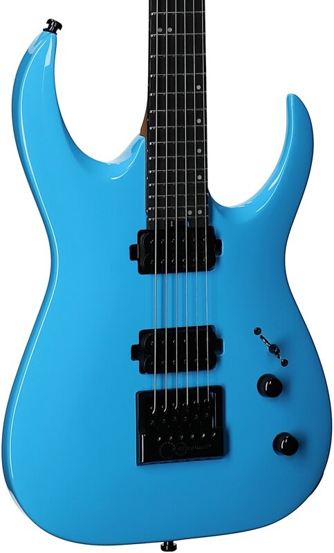 open zoom image for Jackson Pro Sig Misha Mansoor ET6 Electric Guitar, Riviera Blue, Full Left Front
