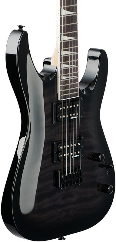 open zoom image for Jackson JS Dinky JS32Q DKAHT Electric Guitar, Transparent Blackburst, Full Left Front