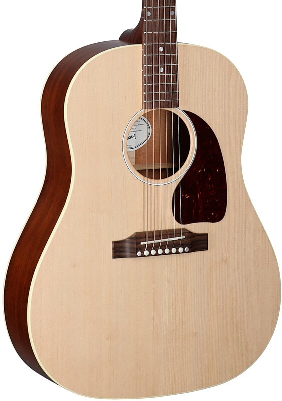open zoom image for Gibson J-45 Special Satin Acoustic-Electric Guitar (with Gig Bag), Natural, Full Left Front