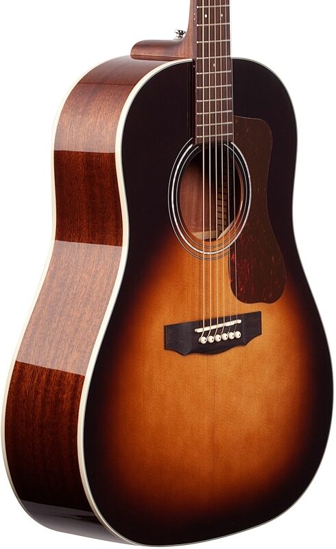 open zoom image for Guild DS-240 Slope Dreadnought Acoustic Guitar, Vintage Sunburst, Full Left Front