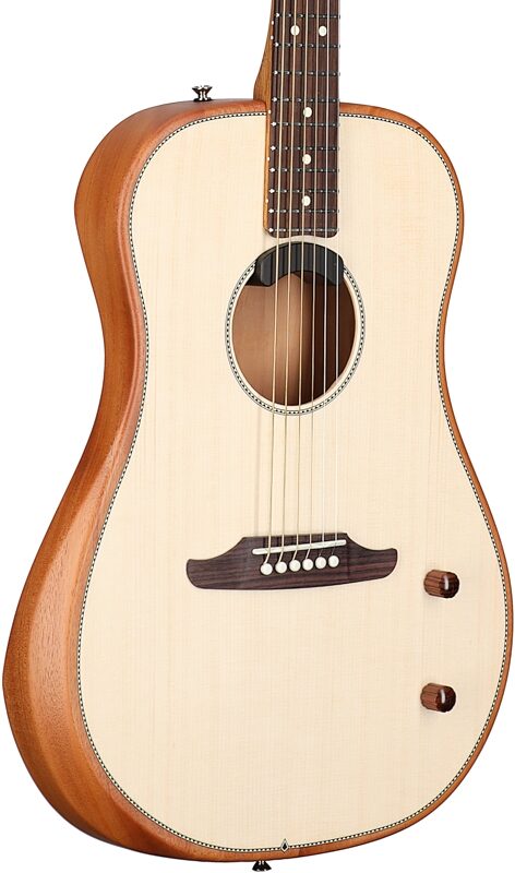open zoom image for Fender Highway Dreadnought Acoustic-Electric Guitar (with Gig Bag), Spruce, Solid Sitka Spruce Top with Solid Mahogany Back and Sides, Full Left Front
