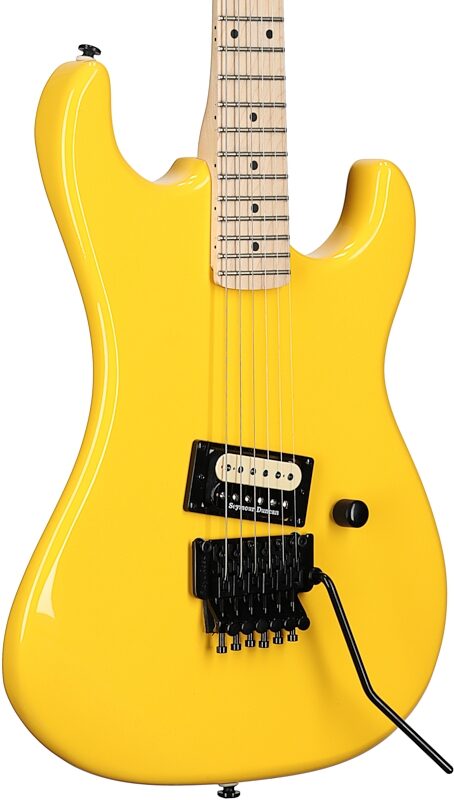 open zoom image for Kramer Baretta Original Series Electric Guitar, Bumblebee Yellow, Full Left Front
