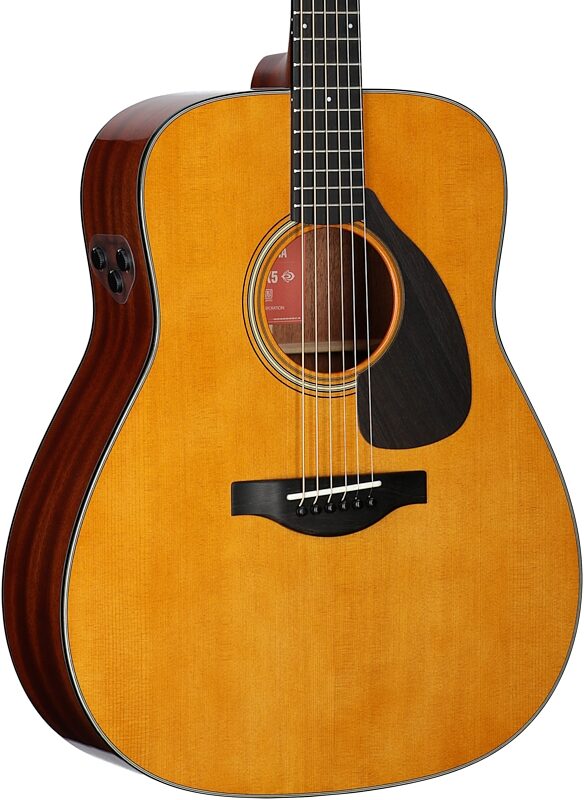 open zoom image for Yamaha FGX5 Dreadnought Acoustic-Electric Guitar, Gloss Natural, Full Left Front