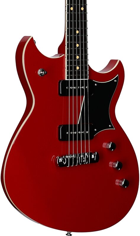 open zoom image for Reverend Reeves Gabrels Dirtbike Royale Electric Guitar, Red, Full Left Front