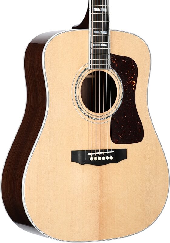 open zoom image for Guild D-55 Acoustic Guitar (with Case), Natural, Full Left Front