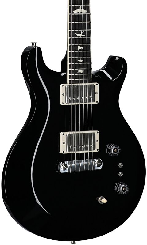 open zoom image for PRS Paul Reed Smith S2 Mira 594 Electric Guitar (with Gig Bag), Black, Full Left Front