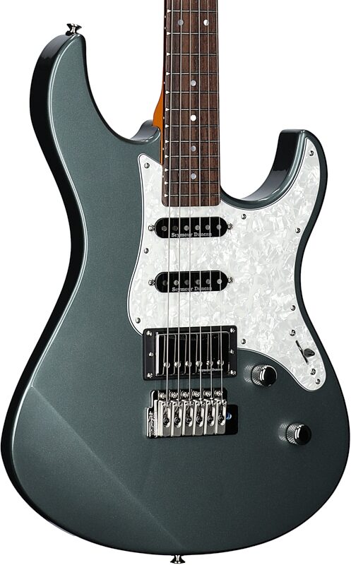 open zoom image for Yamaha 612VIIX Pacifica Electric Guitar, Mist Green, Open Box (Very Good), Full Left Front