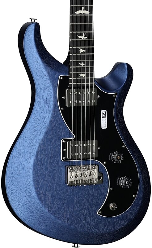open zoom image for PRS Paul Reed Smith S2 Vela HHT Satin Electric Guitar (with Gig Bag), Metallic Midnight, Full Left Front