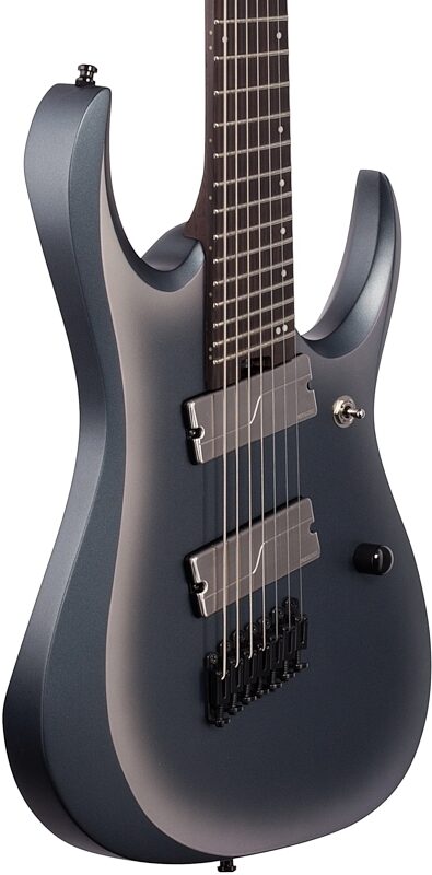 open zoom image for Ibanez RGD71ALMS Axion Label Electric Guitar, 7-String, Black Aurora Burst, Full Left Front
