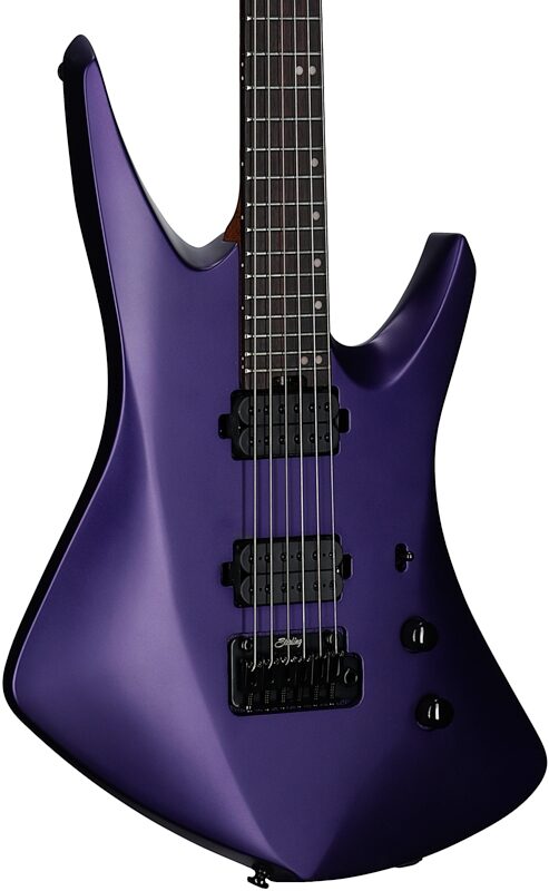 open zoom image for Sterling by Music Man Kaizen Electric Guitar, Firemist Purple Satin, Rosewood Fretboard, Full Left Front
