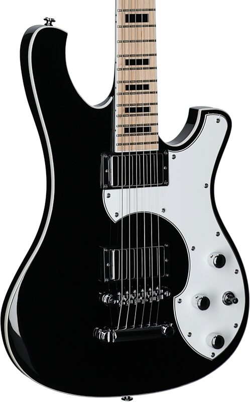 open zoom image for Schecter Stargazer 6 Electric Guitar, Gloss Black, Full Left Front