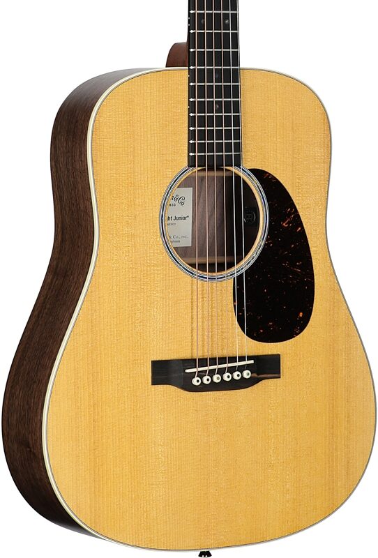 open zoom image for Martin D Junior E Walnut Acoustic-Electric Guitar (with Gig Bag), Aging Toner, Full Left Front