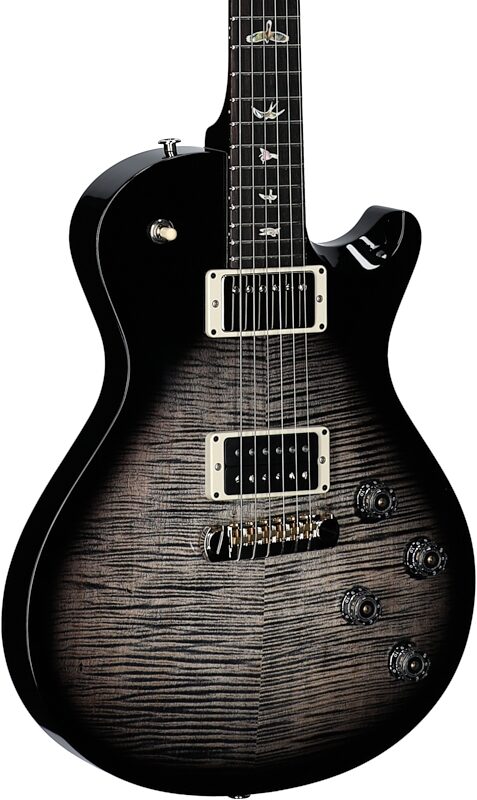 open zoom image for PRS Paul Reed Smith Tremonti 10-Top Electric Guitar (with Case), Charcoal Wraparound Smokeburst, Full Left Front