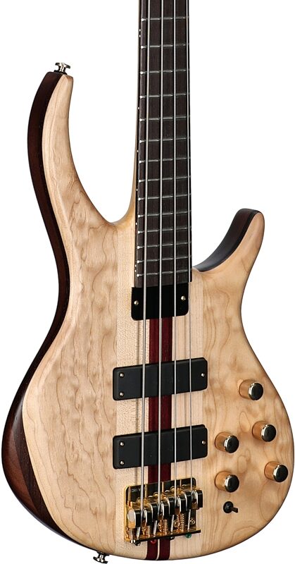 open zoom image for Tobias Classic IV Electric Bass (with Gig Bag), Satin Natural, Full Left Front