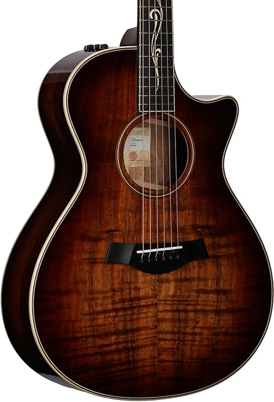 open zoom image for Taylor K22ce Grand Concert Acoustic-Electric Guitar (with Case), New, Full Left Front