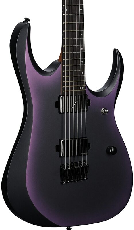 open zoom image for Ibanez RGD61 Electric Guitar, Black Aurora Burst, Full Left Front