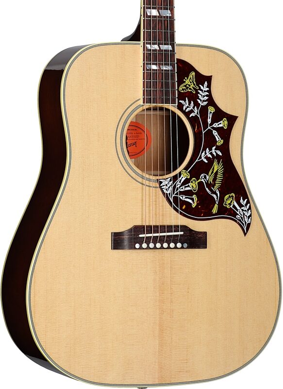 open zoom image for Gibson Hummingbird Original Acoustic-Electric Guitar (with Case), Antique Natural, Full Left Front