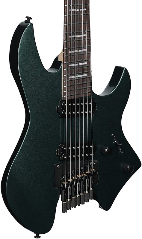 open zoom image for Sire Larry Carlton X6 Headless Electric Guitar, 7-String, Black, Full Left Front