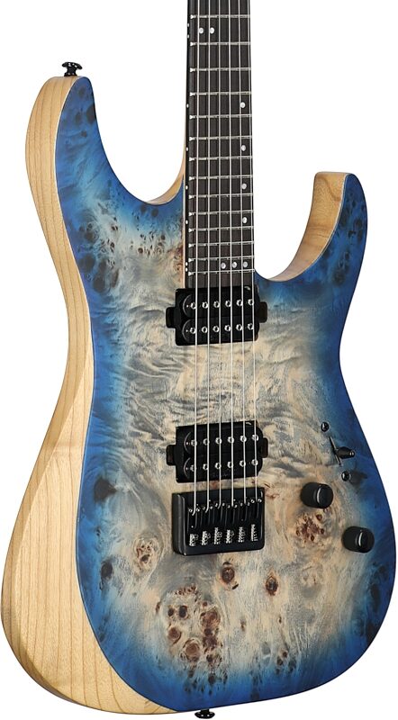 open zoom image for Schecter Reaper 6 Electric Guitar, Sky Burst, Full Left Front