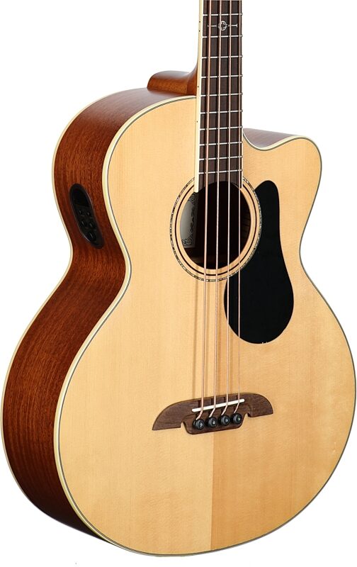 open zoom image for Alvarez AB60CE Acoustic-Electric Bass, New, Full Left Front