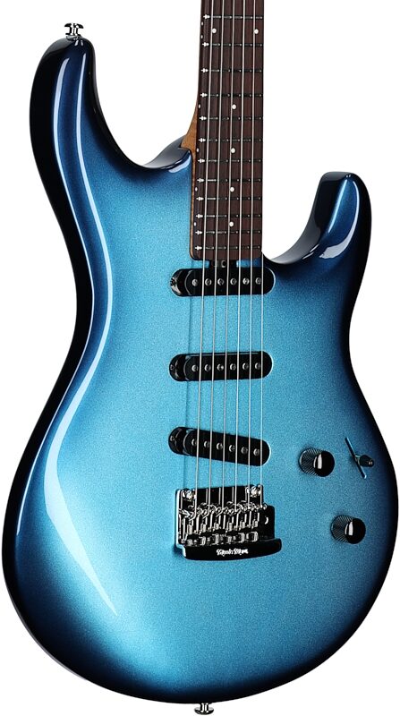 open zoom image for Ernie Ball Music Man Luke 4 Electric Guitar (with Softshell Case), Diesel, Open Box (Very Good), Full Left Front