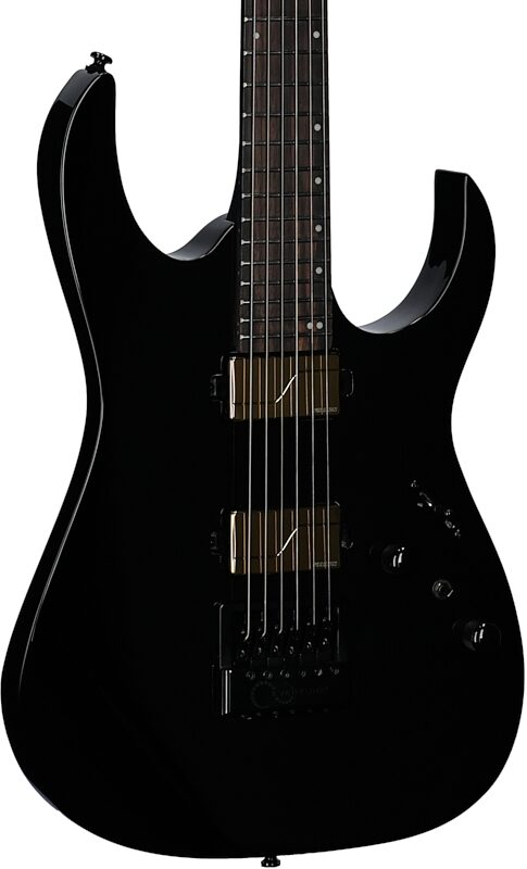 open zoom image for Ibanez RGR52ET Axe Design Lab Electric Guitar, Black, Full Left Front