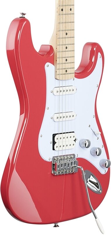 open zoom image for Kramer Focus VT-211S Electric Guitar, Ruby Red, Full Left Front
