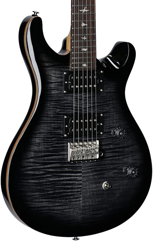 open zoom image for PRS Paul Reed Smith SE CE 24 Electric Guitar (with Gig Bag), Charcoal Burst, Full Left Front